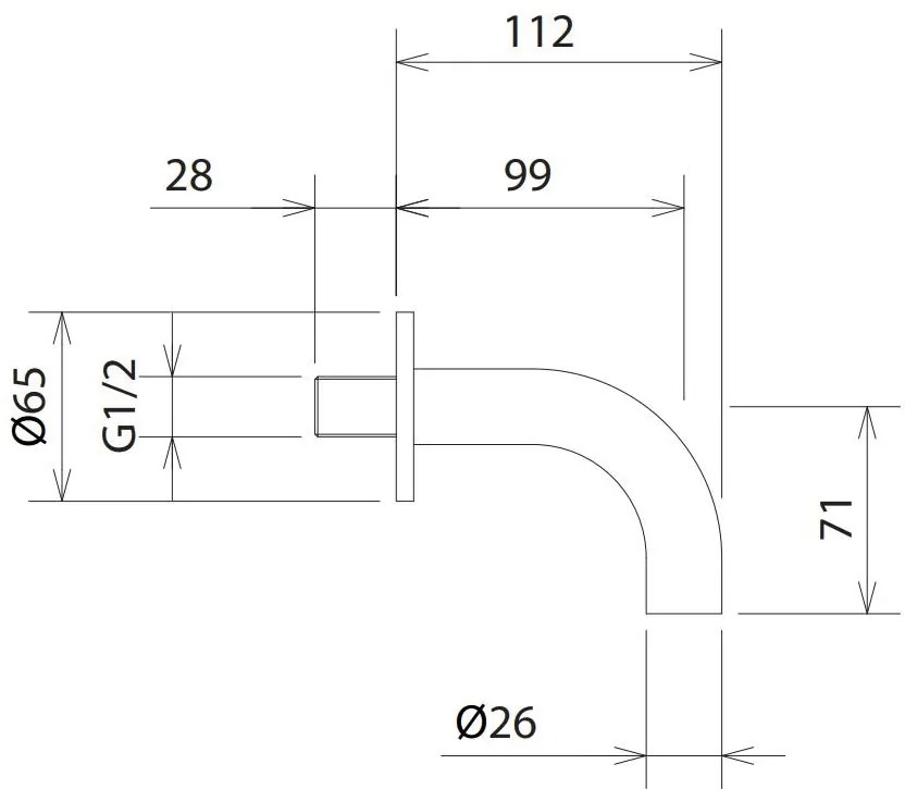 Στόμιο μπανιέρας LaTorre New Tech-Inox