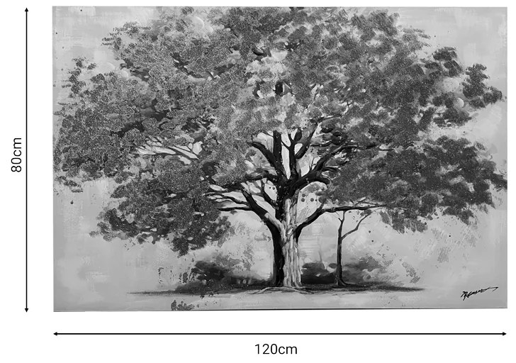 Πίνακας σε καμβά Blafo Inart 80x3x120εκ - 301-000012