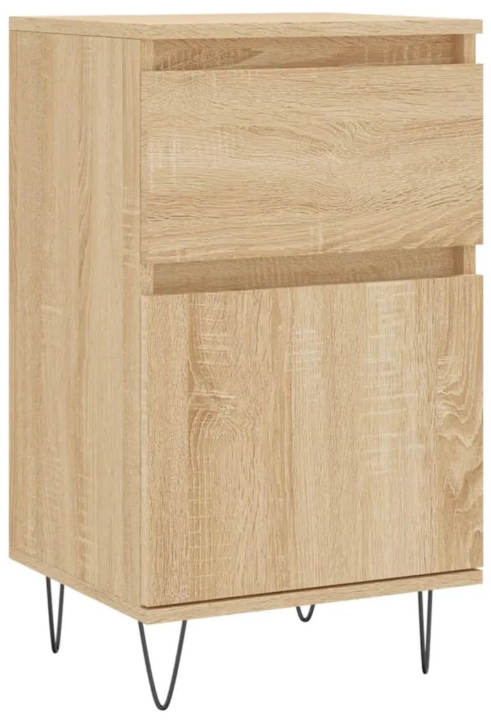 vidaXL Συρταριέρα Sonoma Δρυς 40 x 35 x 70 εκ. από Επεξεργασμένο Ξύλο