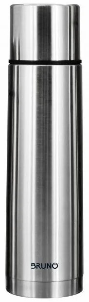 Θερμός Με Καπάκι-κύπελλο Anti-slIP 1000ml Ασημί BRN-0069 BRUNO BRN-0069