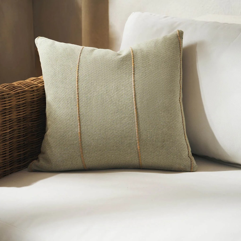 Διακοσμητική Μαξιλαροθήκη (43x43) Gofis Home Rabia Green/Mustard 321/11