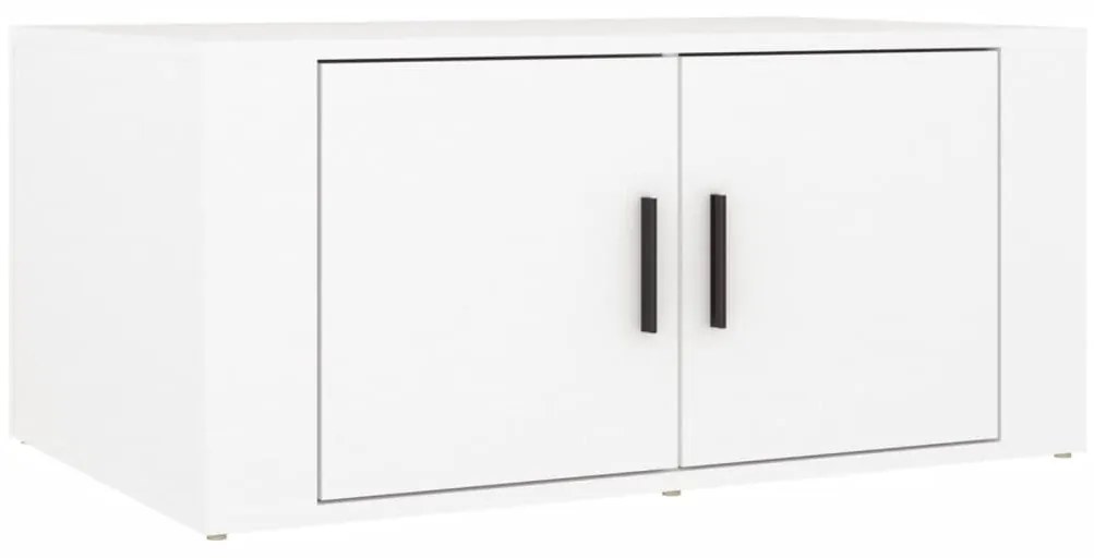 vidaXL Τραπεζάκι Σαλονιού Λευκό 80 x 50 x 36 εκ. Επεξεργασμένο Ξύλο