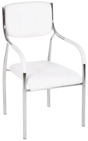 ΚΑΡΕΚΛΑ OBERON ΓΡΑΦΕΙΟΥ HM1018.02 ΑΣΠΡΟ PU 52x56x87 Y εκ.