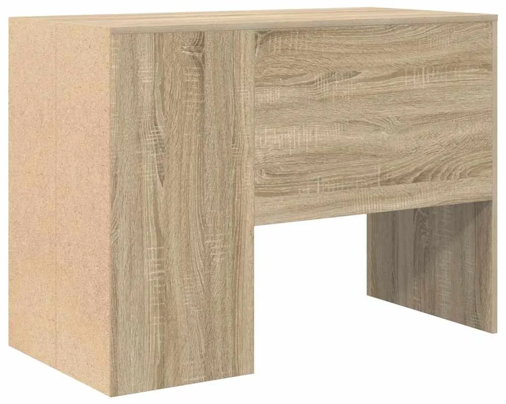 vidaXL Γραφείο με ράφι Sonoma Δρυς 102 x 50 x 75 εκ Επεξεργασμένο ξύλο