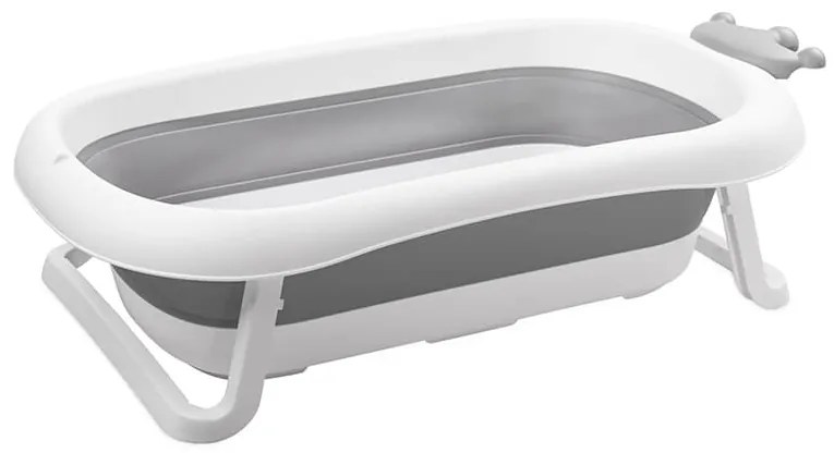 Πτυσσόμενη Μπανιέρα Μωρού Royal 83cm με Τάπα Grey 10131010003  Lorelli