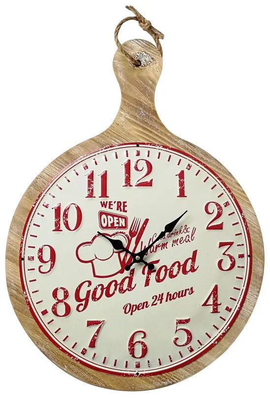 Ρολόι Τοίχου ArteLibre MDF/Ξύλο 61x45x5cm-14650032