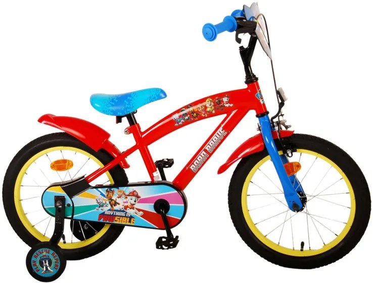 Paw Patrol 16 Inch 28 cm Boys Coaster Brake RedBlueNickelodeon