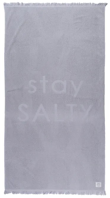 ΠΕΤΣΕΤΑ ΘΑΛΑΣΣΗΣ STAY SALTY 90X170 SILVER - Nef-Nef Homeware