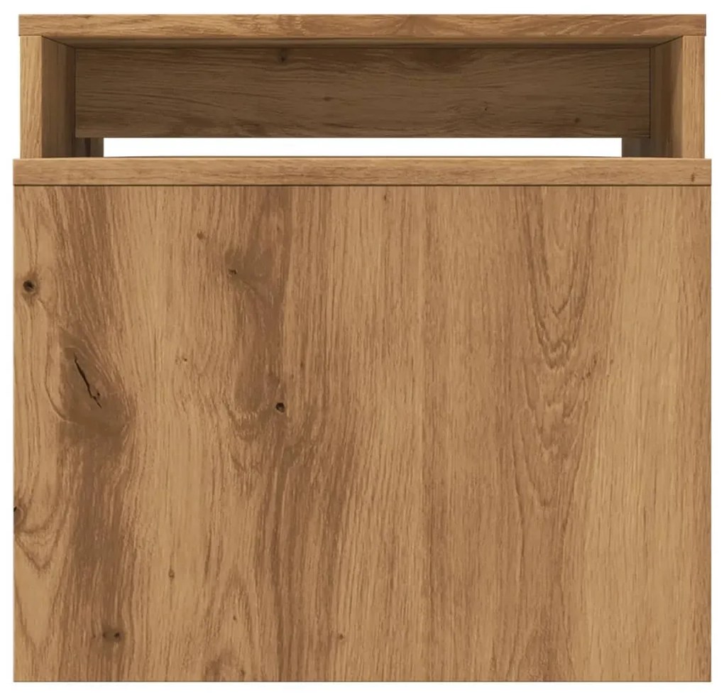 vidaXL Σετ Τραπεζάκια Σαλονιού Artisan Δρυς 100x48x40 εκ. Επεξ. Ξύλο