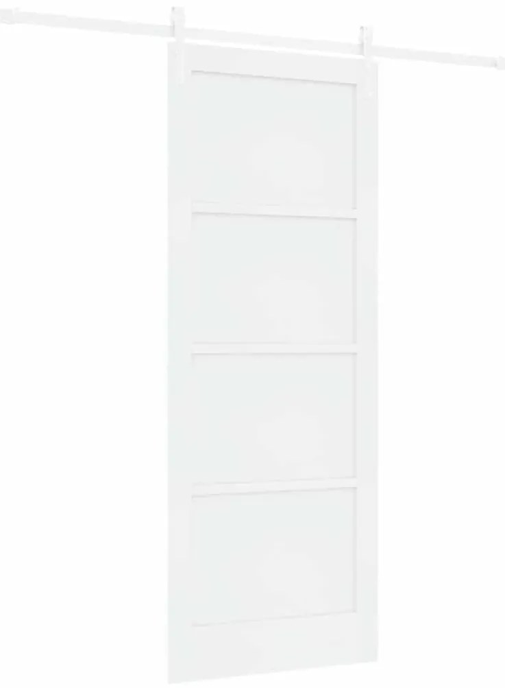 vidaXL Συρόμενη Πόρτα Λευκό 83 x 211 εκ.