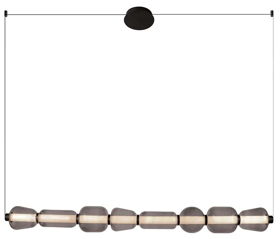 Φωτιστικό Οροφής LED Zambelis 23066 Black Matt