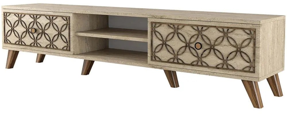 Έπιπλο Τηλεόρασης Class 845HCT5599 180x37x44cm Travertine Beige