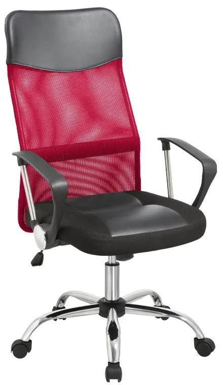 Καρέκλα Γραφείου FL4006 Fylliana Κόκκινο - Μαύρο 59x60x120 εκ. 59x60x120 εκ.