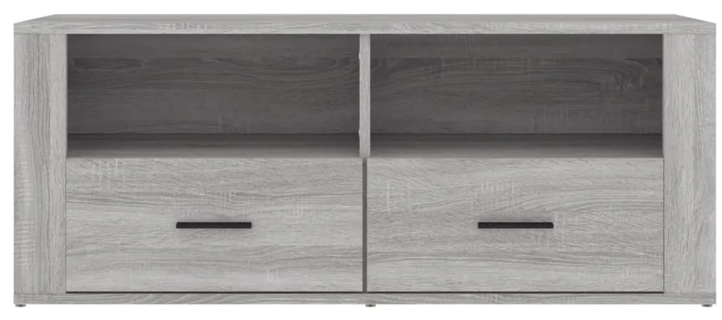 vidaXL Έπιπλο Τηλεόρασης Γκρι Sonoma 100x35x40 εκ. από Επεξεργ. Ξύλο