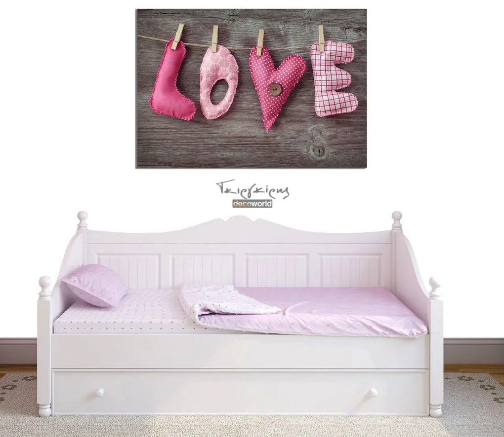 Παιδικός καμβάς σε πίνακα Love KNV087 30cm x 40cm