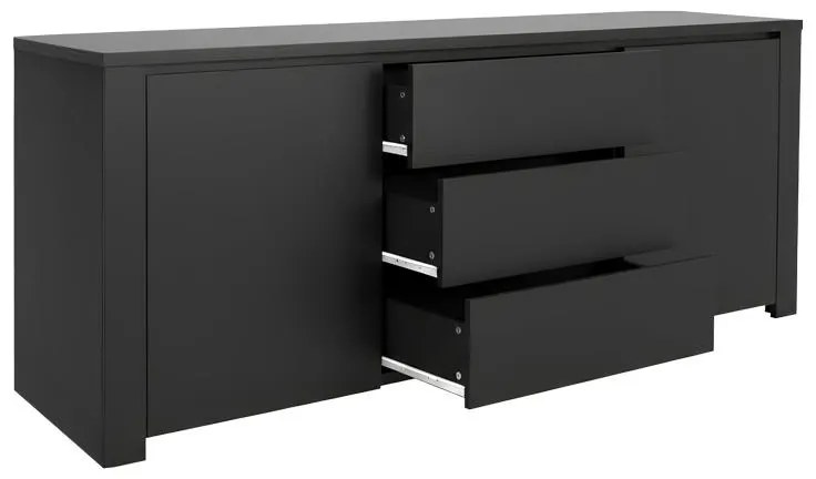 Μπουφές Kalya σε ανθρακί απόχρωση 220x49x89.5εκ 220x49x89.5 εκ.