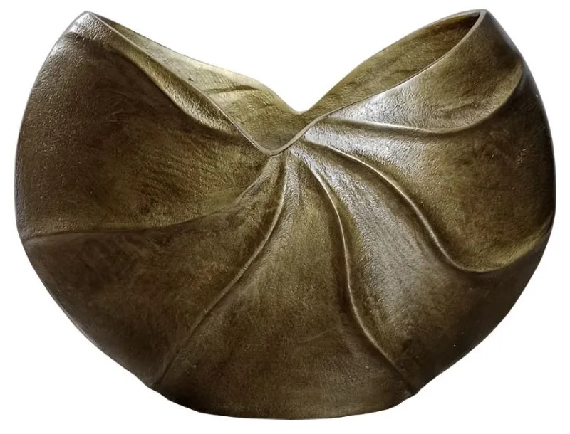 Βάζο Αλουμινίου Iwa 3 022136 38x13xH28cm Antique Gold Aluminium