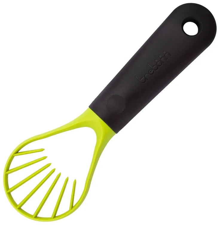 Καθαριστής και κόφτης αβοκάντο Trebonn AVOCADO 1523201, 20 cm, Μαλακή λαβή, Οπή για κρέμασμα, Μαύρο/Κίτρινο