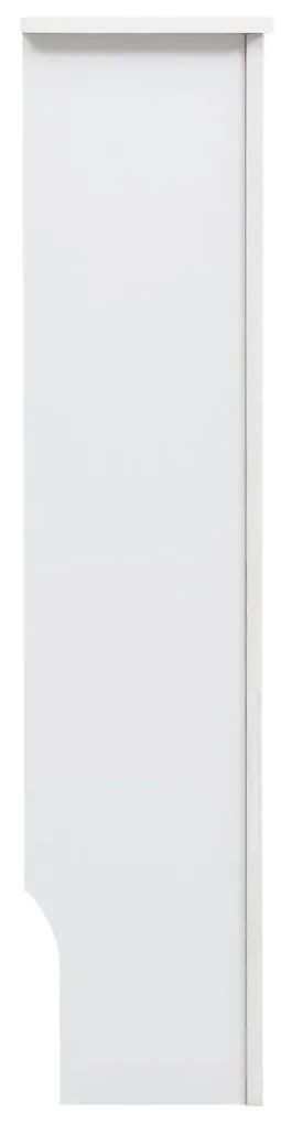 vidaXL Καλύμματα Καλοριφέρ 2 τεμ. Λευκά 112 x 19 x 81,5 εκ. από MDF