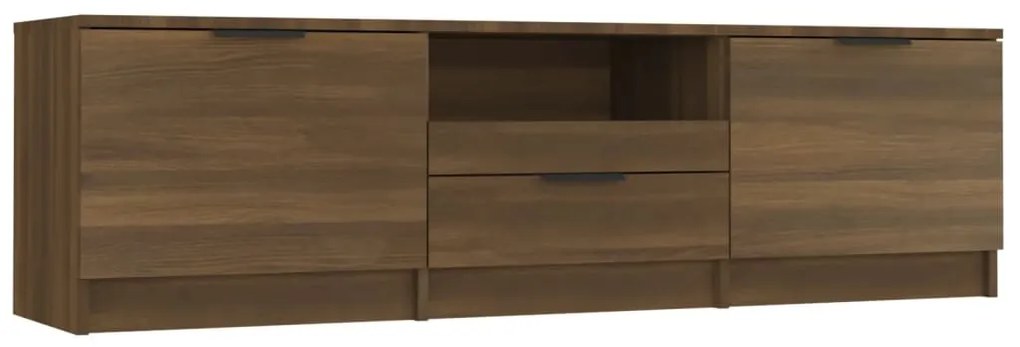 vidaXL Έπιπλο Τηλεόρασης Καφέ Δρυς 140x35x40 εκ Επεξεργασμένο Ξύλο
