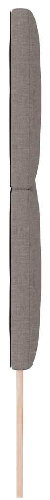 vidaXL Υφασμάτινο Κεφαλάρι Geometric με κεφαλάρι Taupe 200 cm ύφασμα