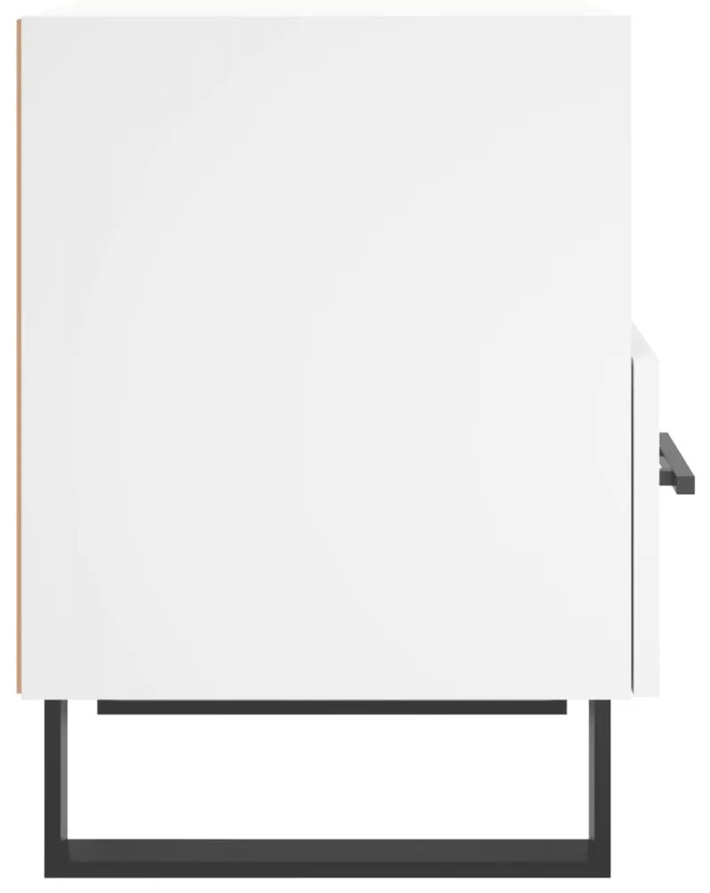 vidaXL Κομοδίνο Λευκό 40 x 35 x 47,5 εκ. από Επεξεργασμένο Ξύλο