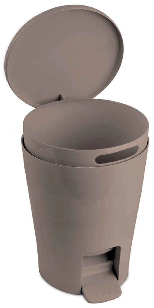 Κάδος Απορριμμάτων Diabolo 06706.009 Taupe Plastic