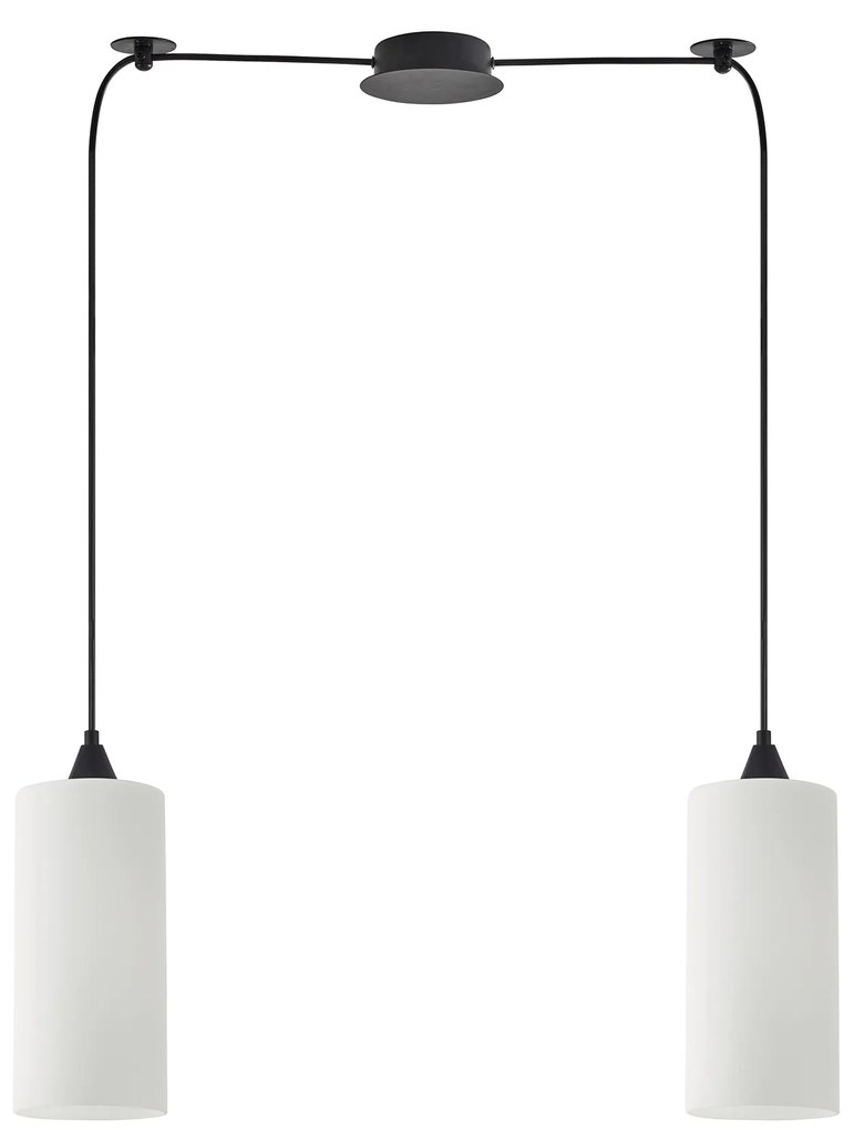 SE21-BL-4-BL2-GL3 ADEPT TUBE Pendant White Glass+