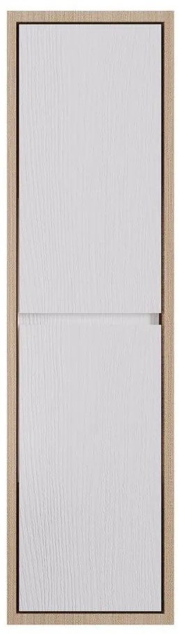 Στήλη μπάνιου κρεμαστή VERA 35 Λευκό - Sonoma 35x30x130 εκ. 35x30x130 εκ.