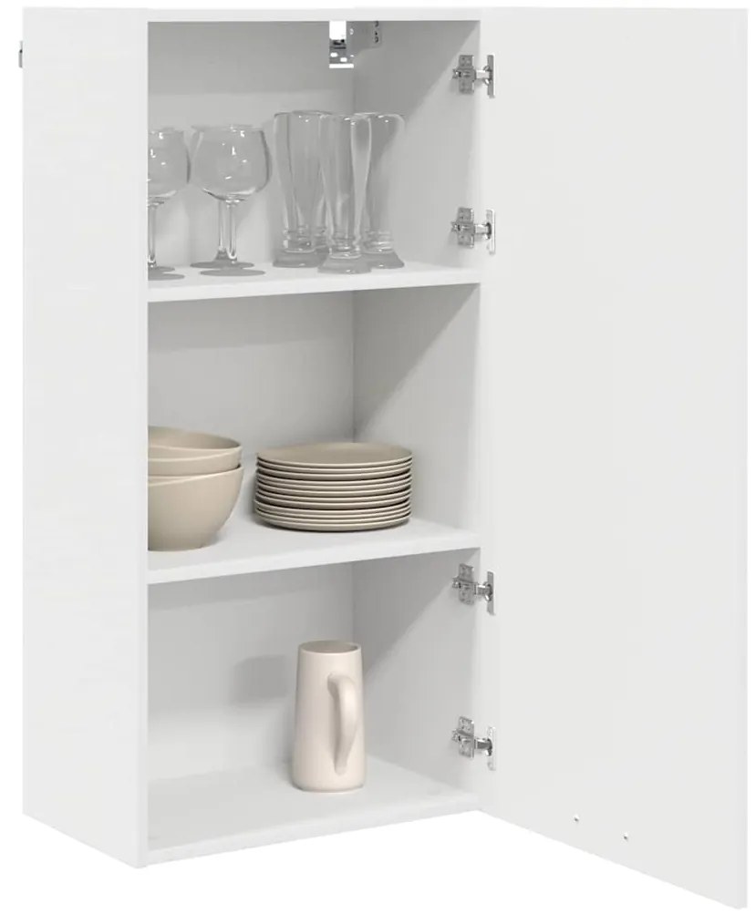 vidaXL Κρεμαστό ντουλάπι Λευκό 50 x 31 x 100 εκ. Επεξεργασμένο ξύλο