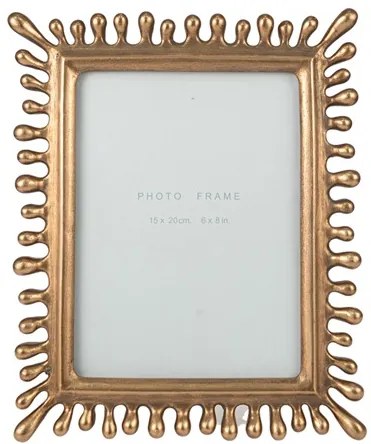 Κορνίζα Polyester Μπρονζέ 15x20εκ. Zen Collection 24.34.51073