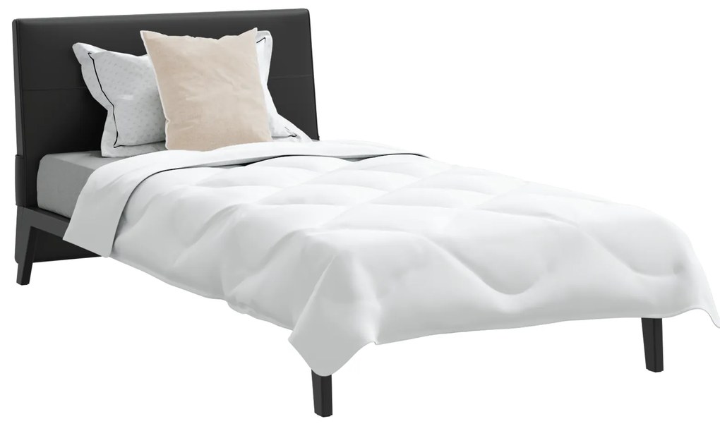 vidaXL Διπλό με Μαξιλάρι Άλλο 2 pcs Λευκό 135 x 200 cm Μικροΐνες