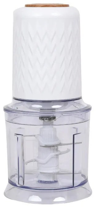 Primo PRFC-40447 Πολυκόπτης 3πλό Mαχαίρι 500W 700ml Λευκό-Wooden