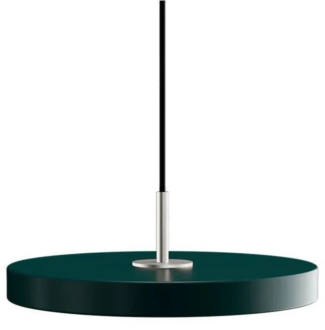 Φωτιστικό Οροφής Asteria Mini Steel 2208C4174 Φ31x3.3cm Led 900lm 14W 3000k Forest Green Umage