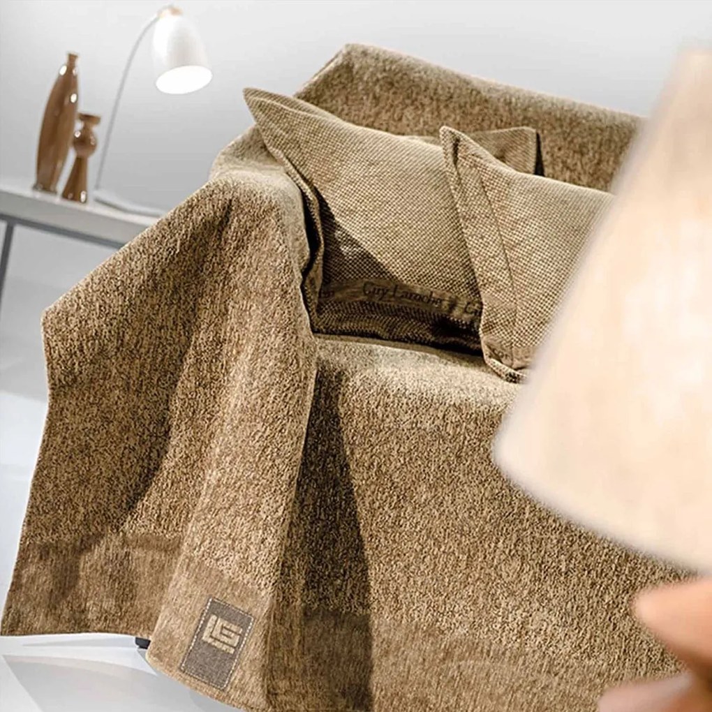 Ριχτάρι Balance Camel Guy Laroche Two-seater 170x250cm Βαμβάκι-Ακρυλικό