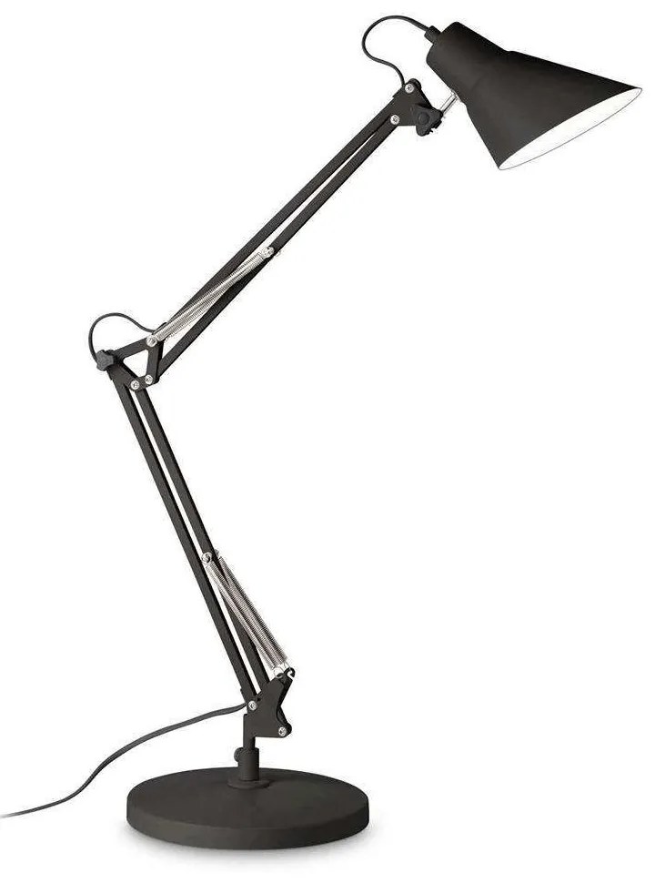 Φωτιστικό Επιτραπέζιο Sally 265285 23x58x36cm 1xE27 42W Black-White Ideal Lux