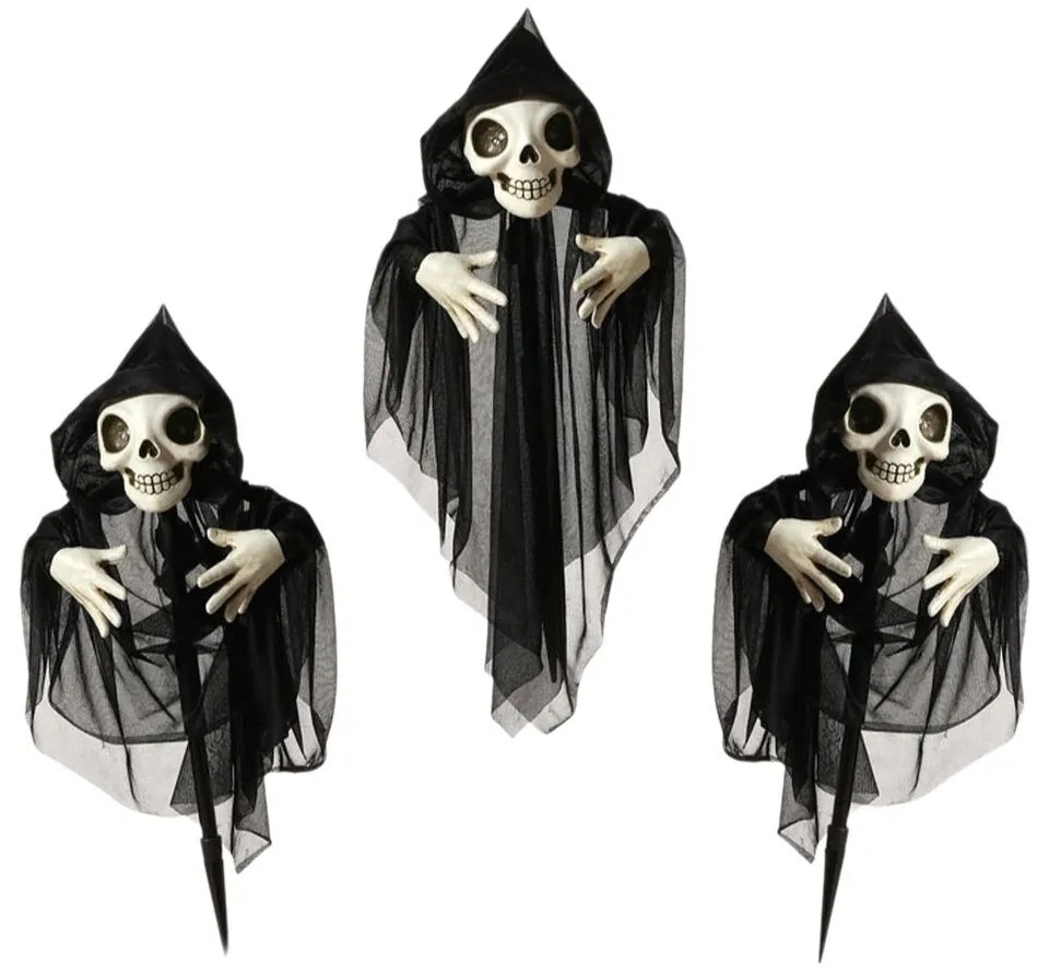 Αποκριάτικη Διακόσμηση Σκελετός 130 x 10 x 60 cm (3 Τεμάχια) (3 Μονάδες)