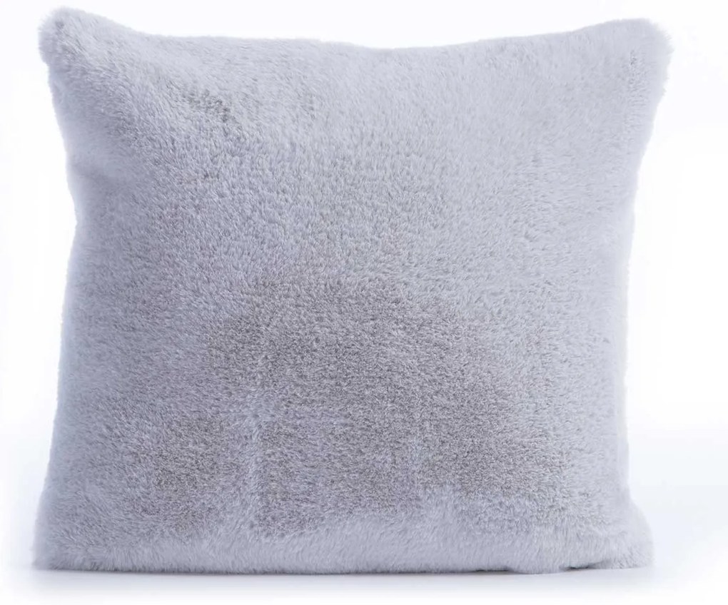 Διακοσμητικό Μαξιλάρι Γούνινο (45x45) Nef-Nef Homeware Warmer Silver