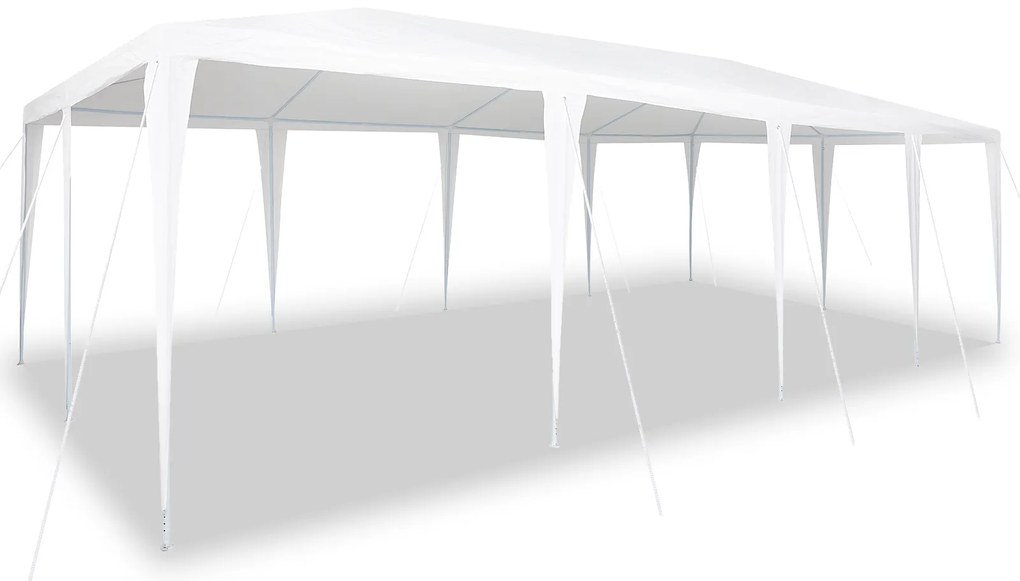 vidaXL Σκηνή Πάρτυ Λευκό 800 x 400 x 266 εκ Πολυεστέρας, Χάλυβας