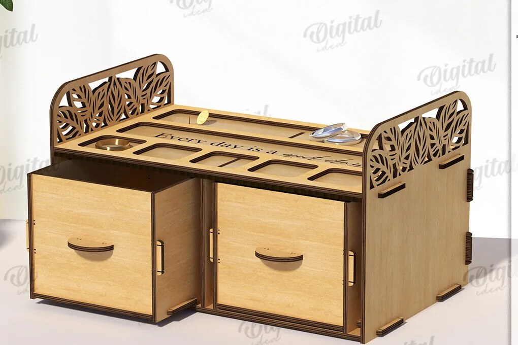 Intra απο ξύλο plywood 3mm-4mm πάχος Ξύλινο κουτί κοσμημάτων 3D Δίασταση 30x20 cm INTRAFABR-119264723