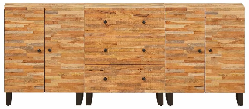 vidaXL Πλαϊνό γραφείο Καφέ Στερεό ξύλο μάνγκο