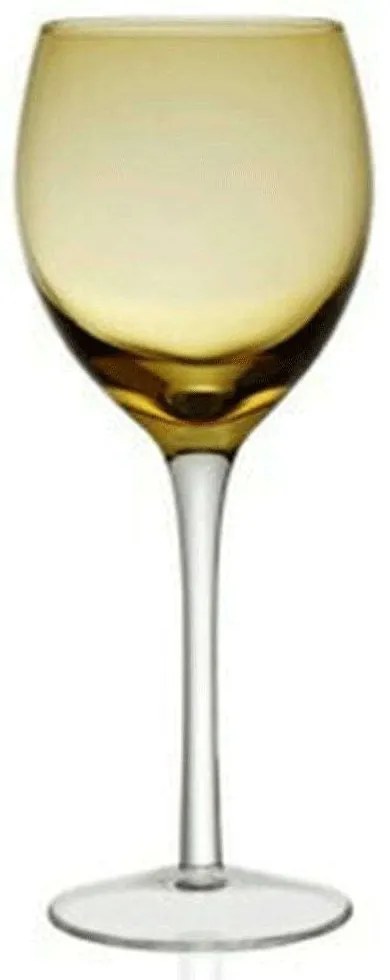 Ποτήρι Κρασιού Irid 52.014.54 270ml Amber Cryspo Trio Γυαλί