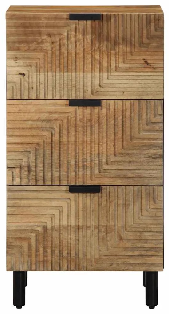 Sideboard καφέ 40x33x75 cm μασίφ ξύλο Mango - Καφέ