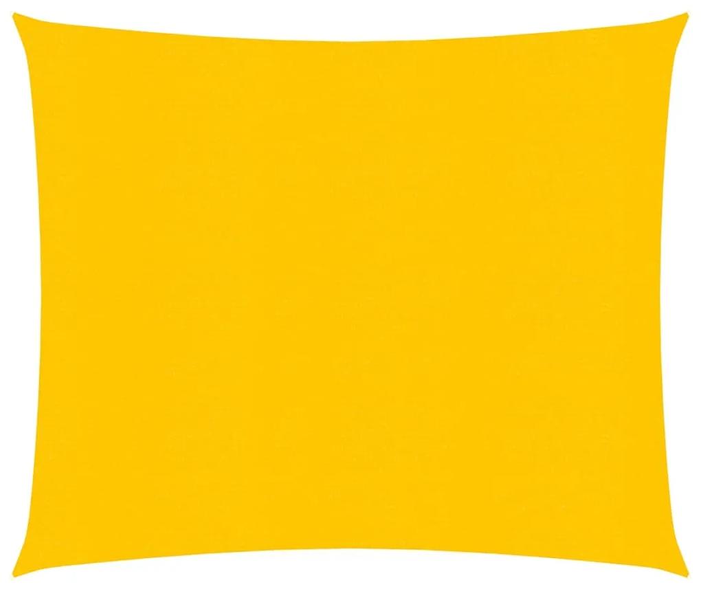 vidaXL Πανί Σκίασης Κίτρινο 2 x 2 μ. από HDPE 160 γρ./μ²