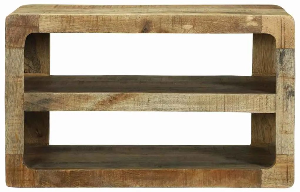 vidaXL Ντουλάπι TV με ράφι Καφέ 60 x 32 x 36 εκ. Μασίφ ξύλο μάνγκο