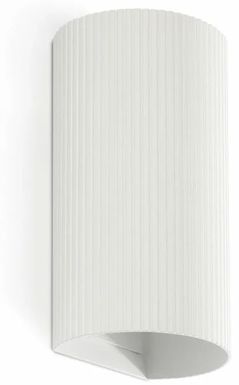 Φωτιστικό Τοίχου Sole Round Striped 40542 2xGU10 8x15,5cm White Faro Barcelona