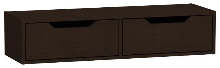 Κονσόλα-τουαλέτα Alberto pakoworld κρεμαστή wenge 100x32.5x22εκ (1 τεμάχια)