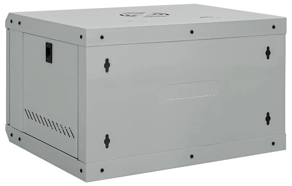 vidaXL Ντουλάπα δικτύου με αποθήκευση Γκρι 53 x 45 x 30 εκ Ατσάλι