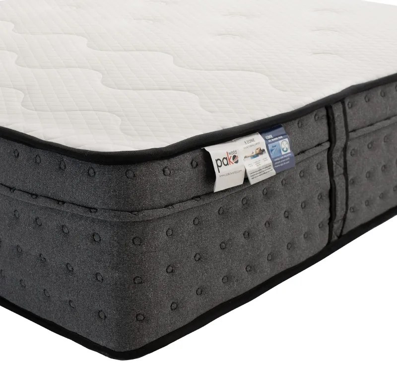 ΣΤΡΩΜΑ DIAMOND PAKOWORLD POCKET SPRING+GEL MEMORY FOAM 25-27CM 150X200ΕΚ