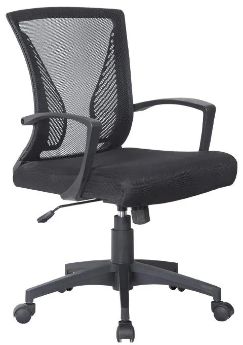 Καρέκλα Γραφείου FL05 Fylliana Μαύρο 57x65x90/100 εκ. 57x65x100 εκ.